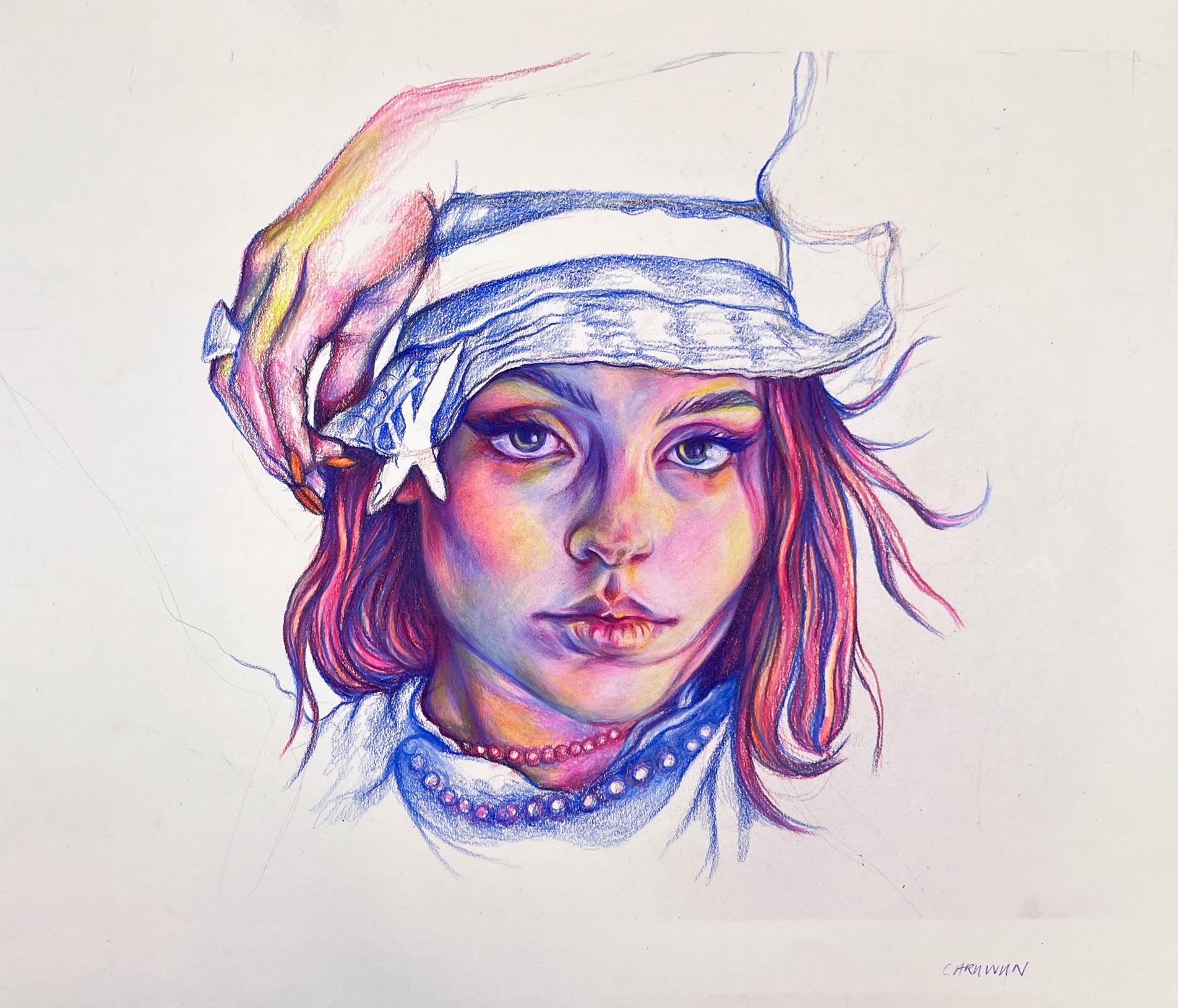 colorful portrait