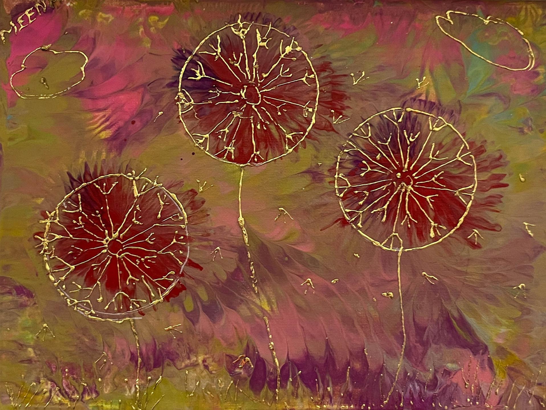 dandilion painting