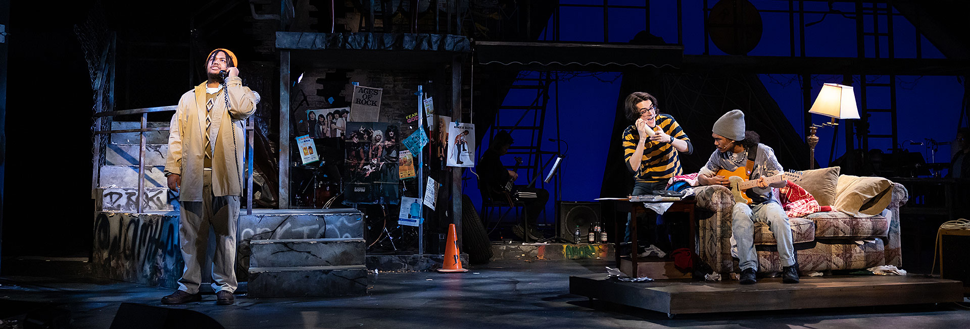 image of students on stage in the stillwell theater