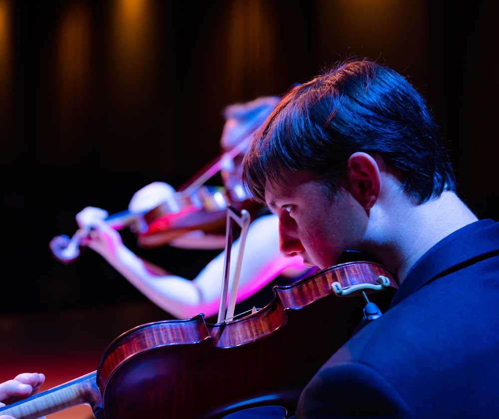 ksu music student performing