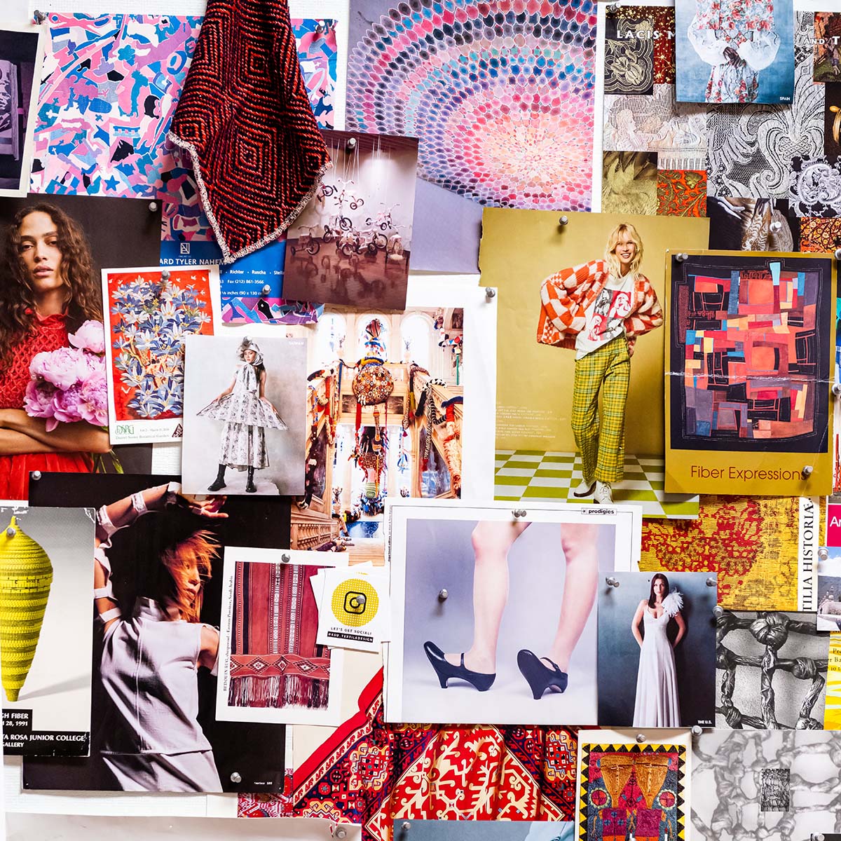 colorful mood board