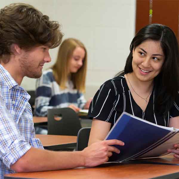 KSU Undergraduate students in class.