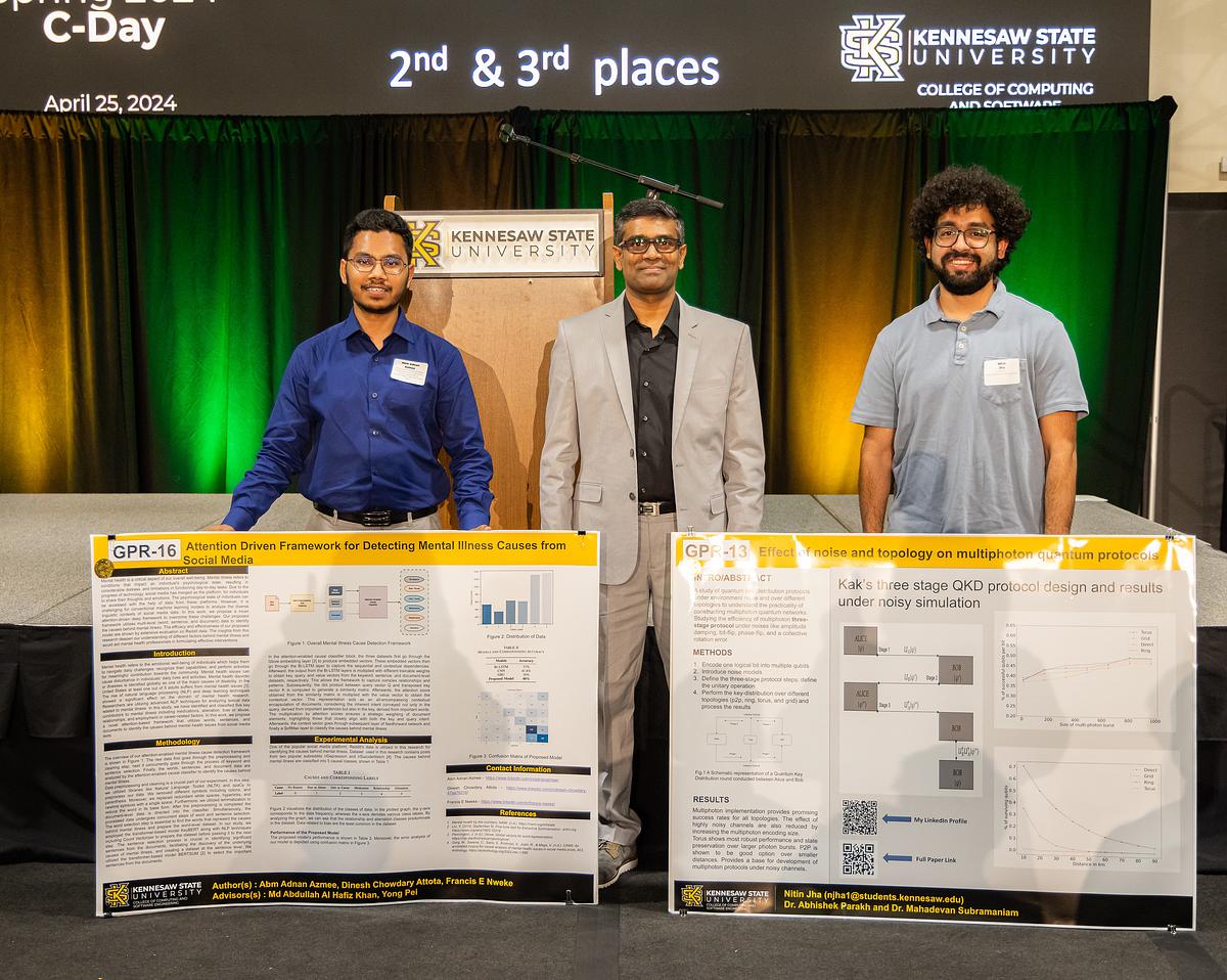 Graduate PhD Research Second and Third Place Spring 24