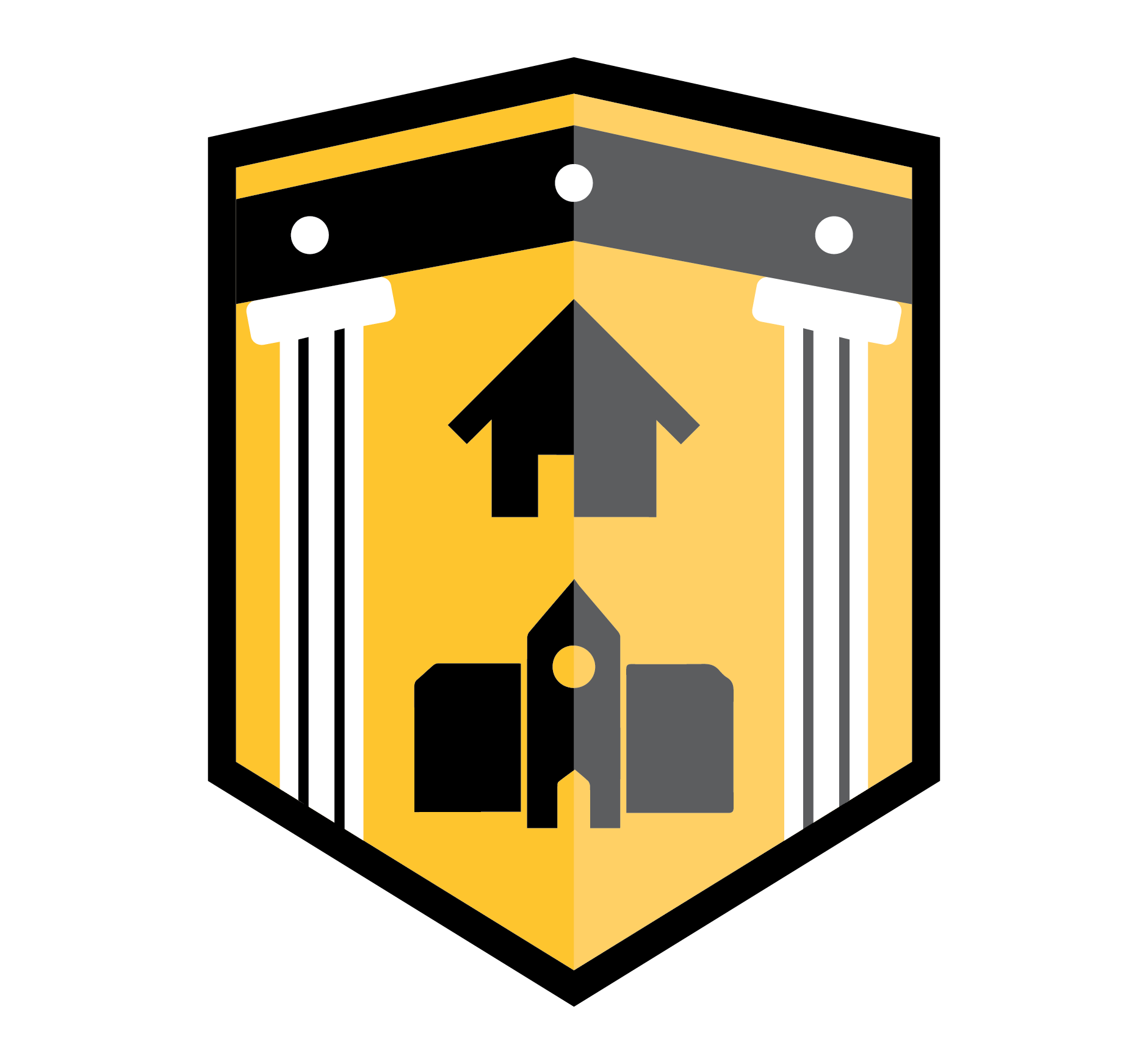 Hybrid Schools Society graphic with a home icon and a school icon.