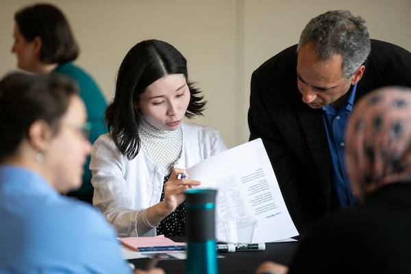 Students in a classroom