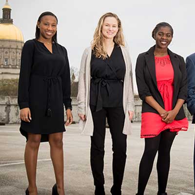 KSU Interns at the Georgia State Capitol