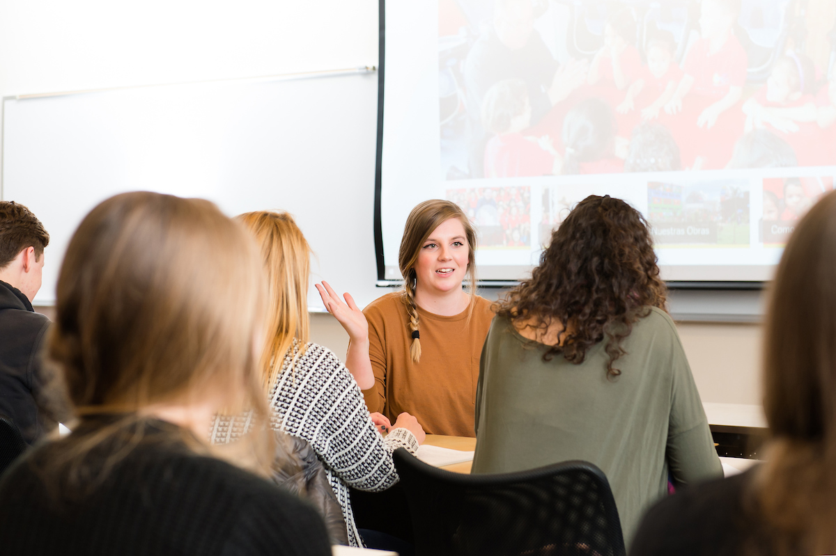 ksu students in classroom setting