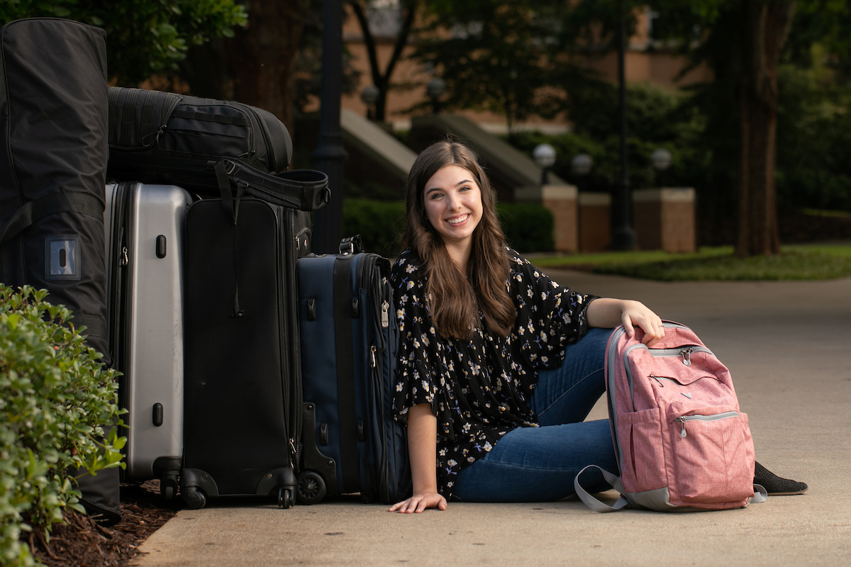 ksu student preparing to travel aboard studies