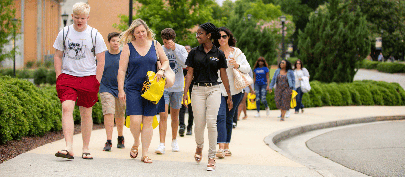 Group tour at Kennesaw State University