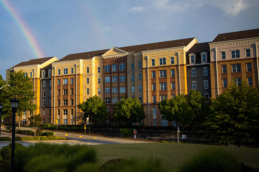 Exterior of University Village