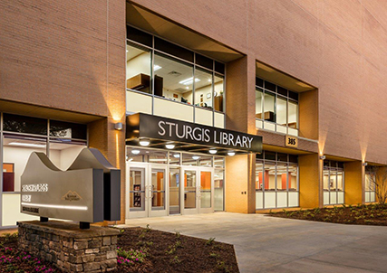 Sturgis Library entrance