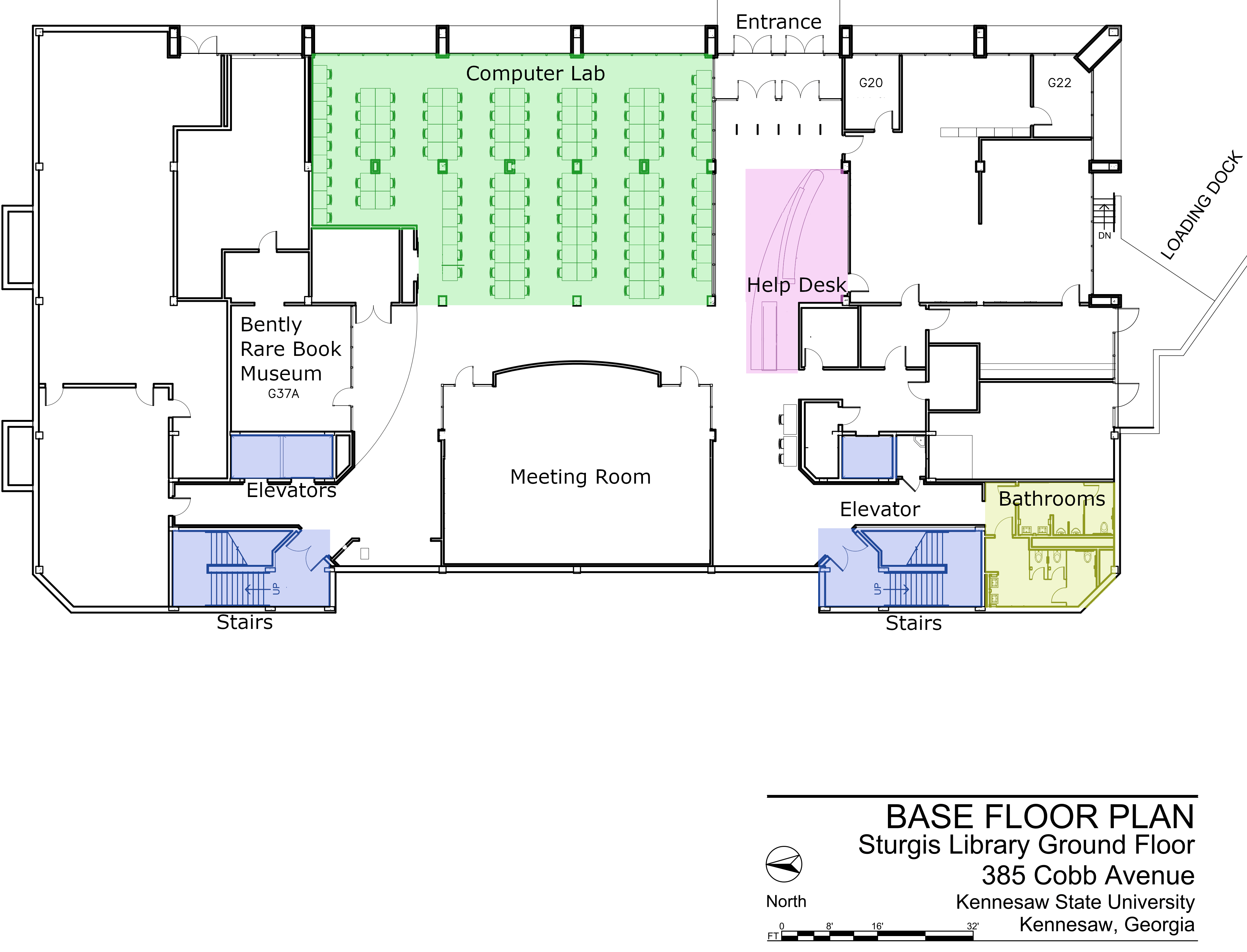 Sturgis ground floor map