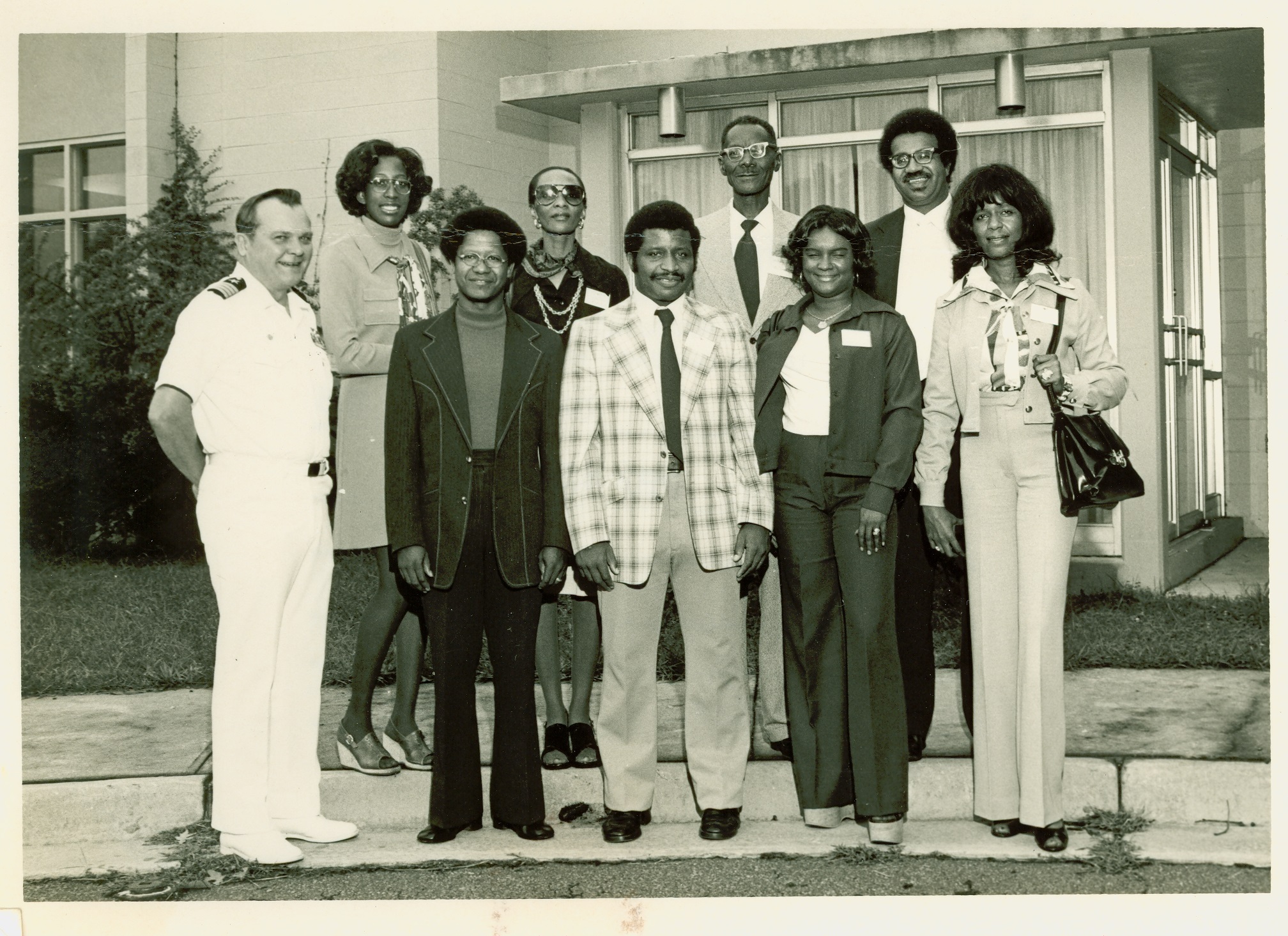 naacp group with navy officer