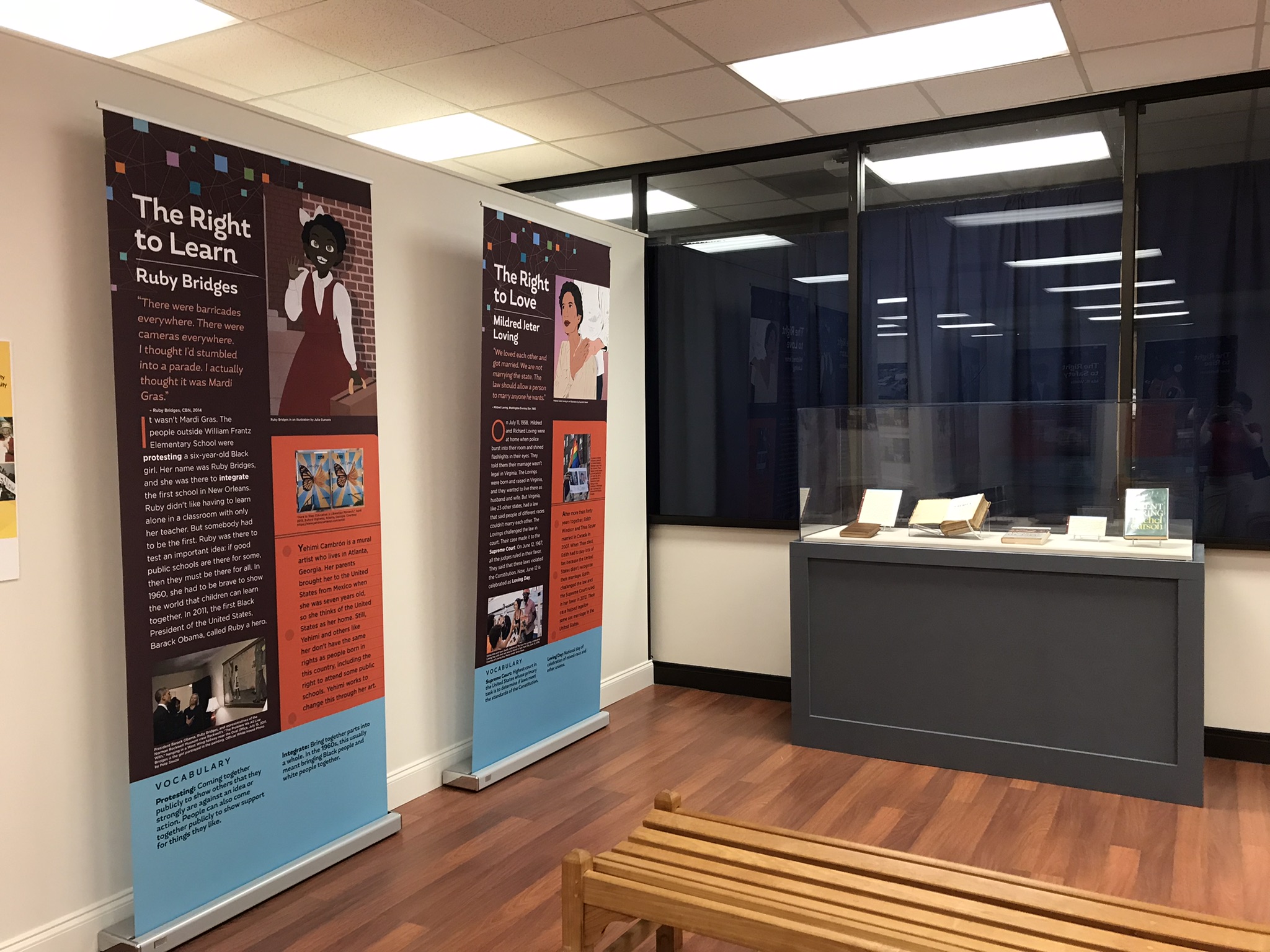 Women's Voices for Civil Rights exhibit