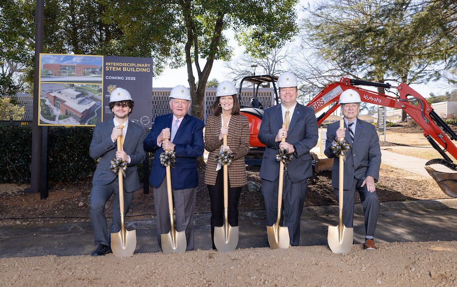 STEM building groundbreaking