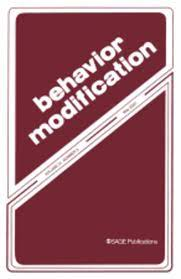 journal cover of behavior modification.