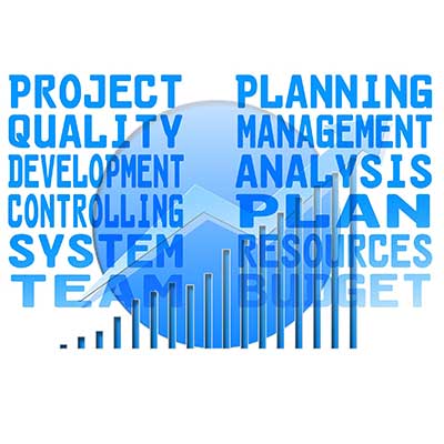 project planning, quality management, development analysis, controlling plan, system, resources, and team budget