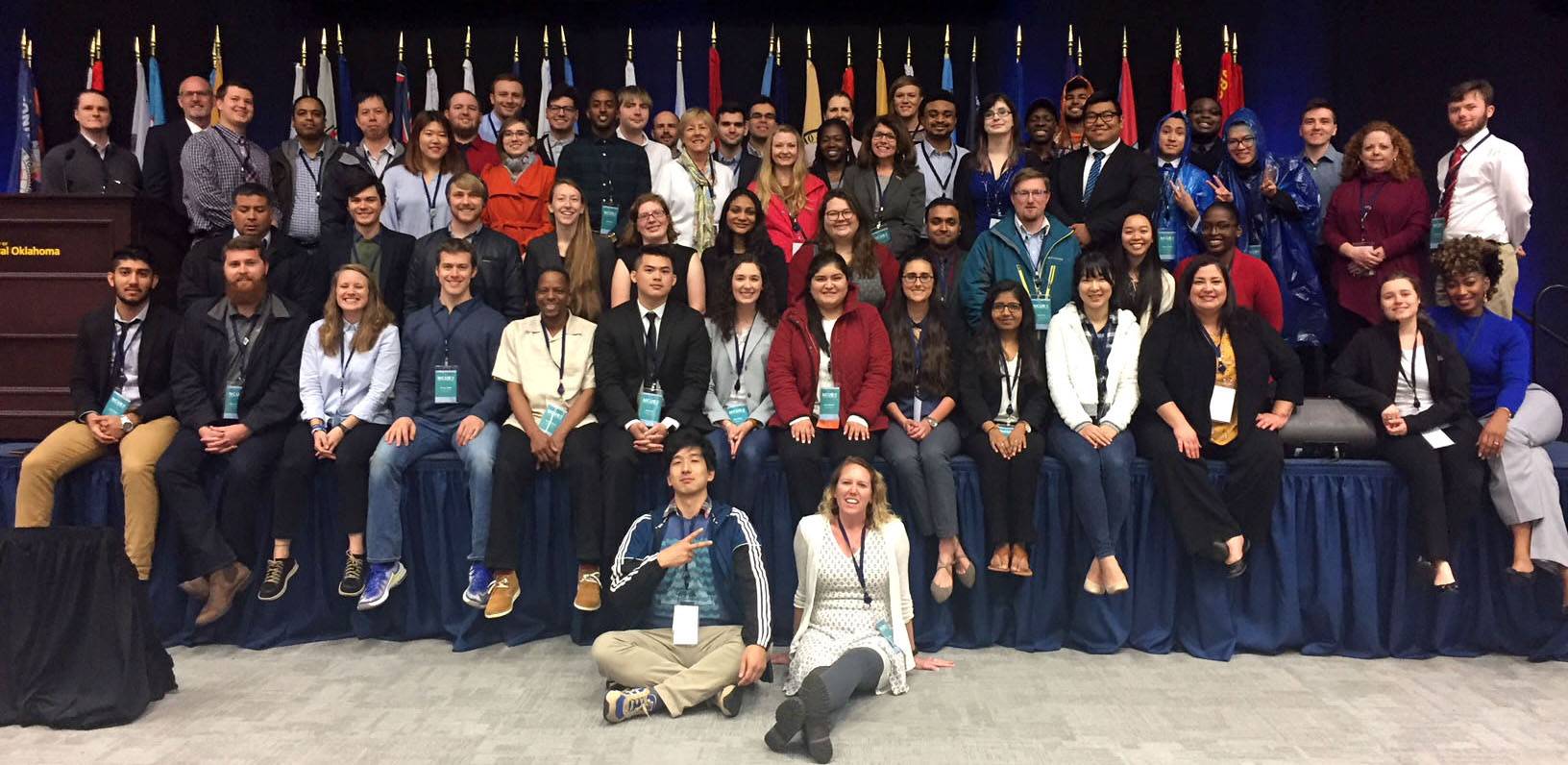 Nearly 100 KSU students presented at the 2018 National Conference on Undergraduate Research in Oklahoma.