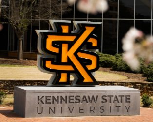 ksu statue on campus.