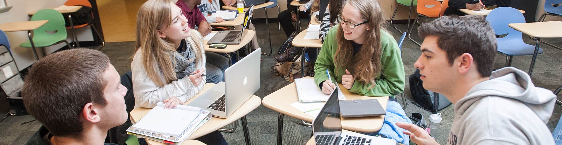 group of students working on project together