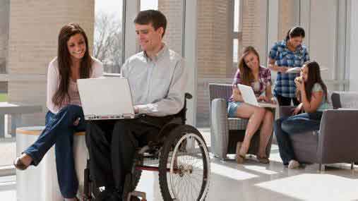 students studying together