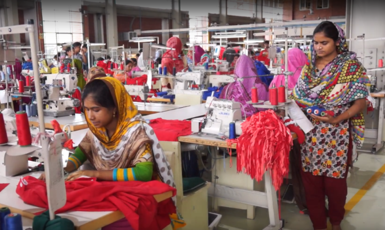 tetile factory workers