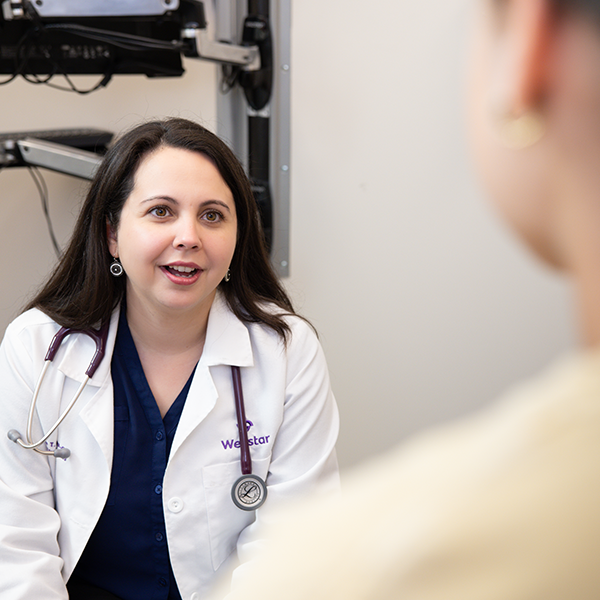 nurse with student